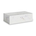 Langham White Marble Large Round Coffee Table from Roseland Furniture