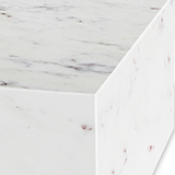 Langham White Marble Large Round Coffee Table from Roseland Furniture