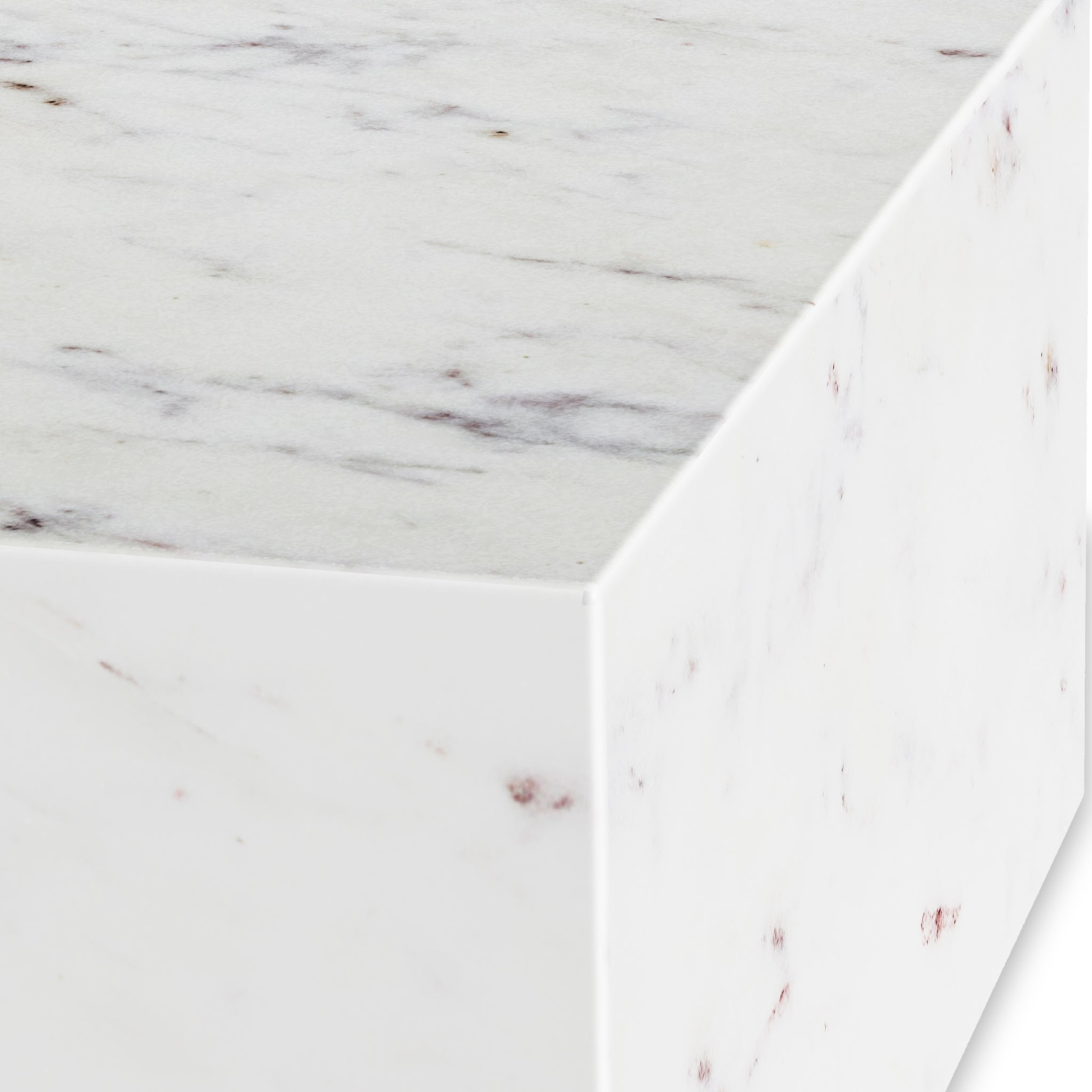 Langham White Marble Large Round Coffee Table from Roseland Furniture
