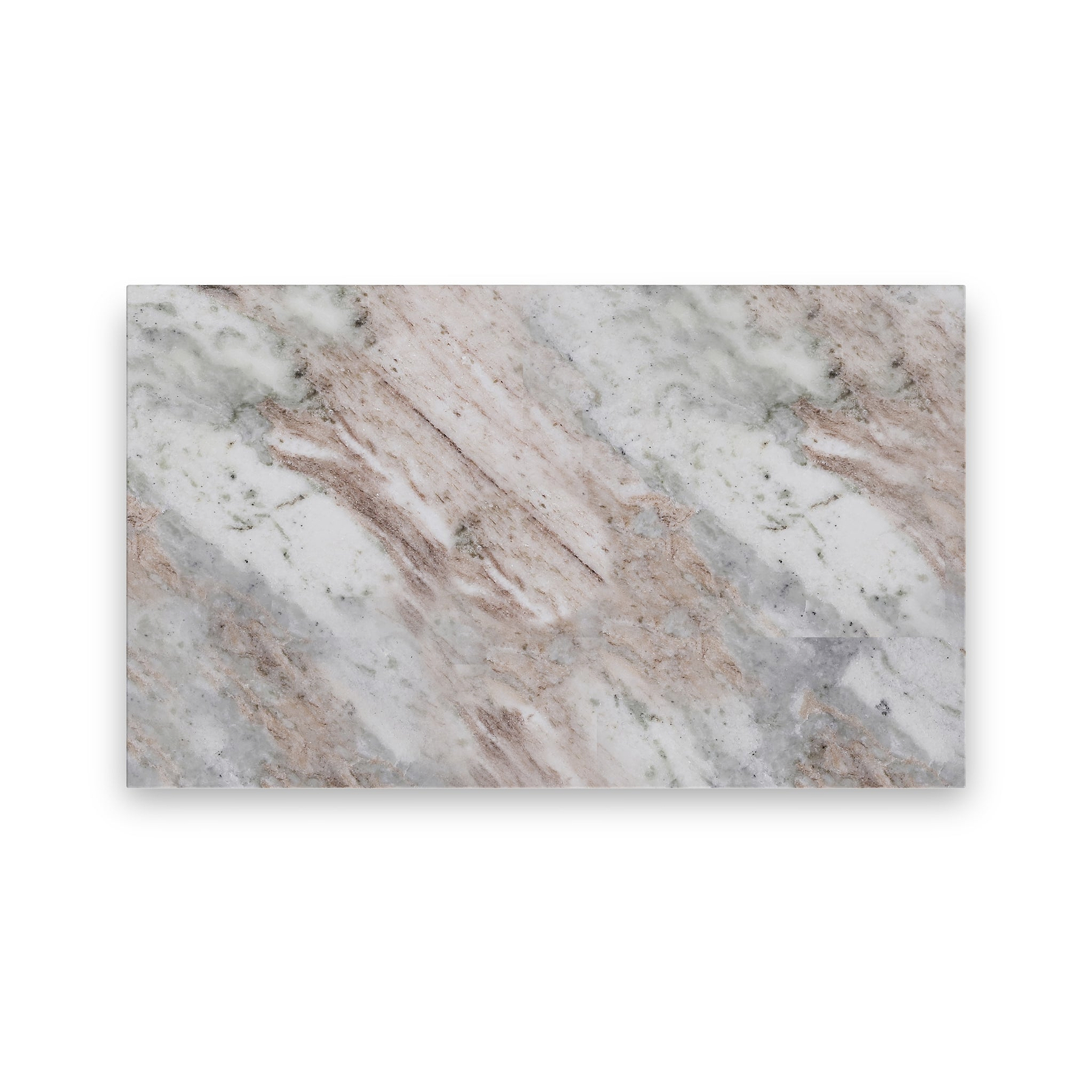 Langham Brown Marble Large Round Coffee Table from Roseland Furniture