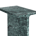 Langham Green Marble T Side Table from Roseland Furniture