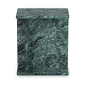 Langham Green Marble T Side Table from Roseland Furniture