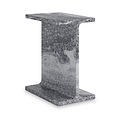 Langham Black Marble T Side Table from Roseland Furniture