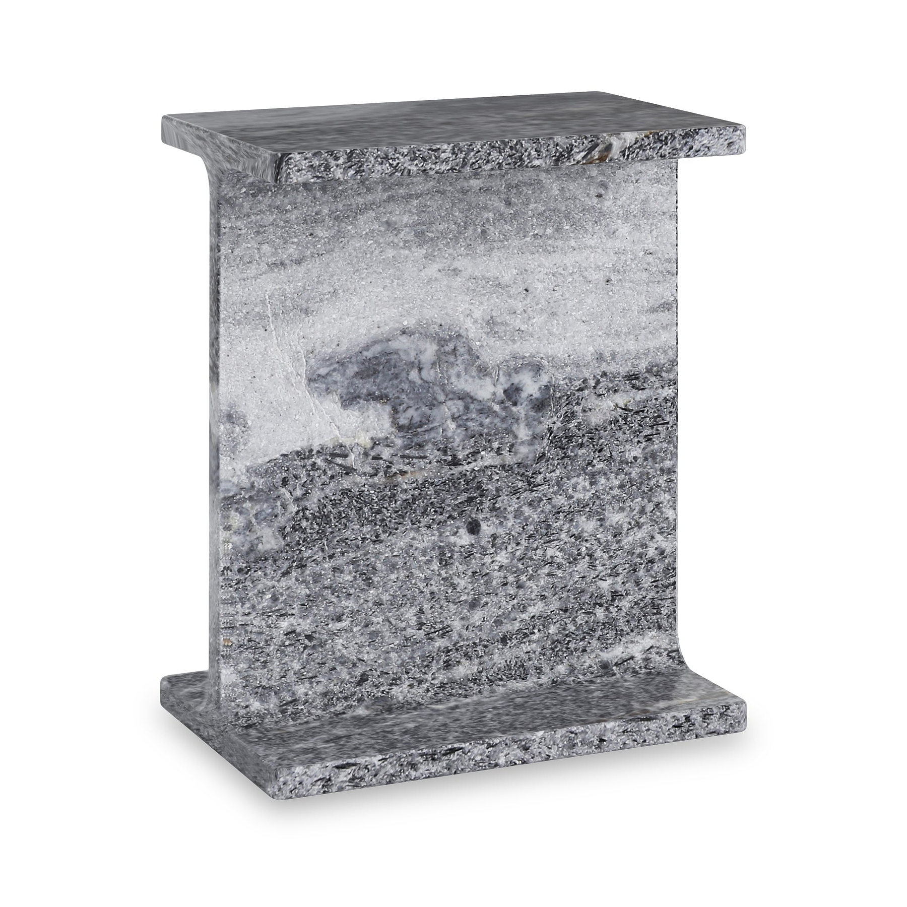 Langham Black Marble T Side Table from Roseland Furniture