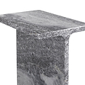 Langham Black Marble T Side Table from Roseland Furniture