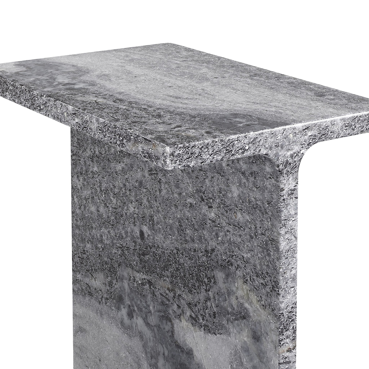 Langham Black Marble T Side Table from Roseland Furniture