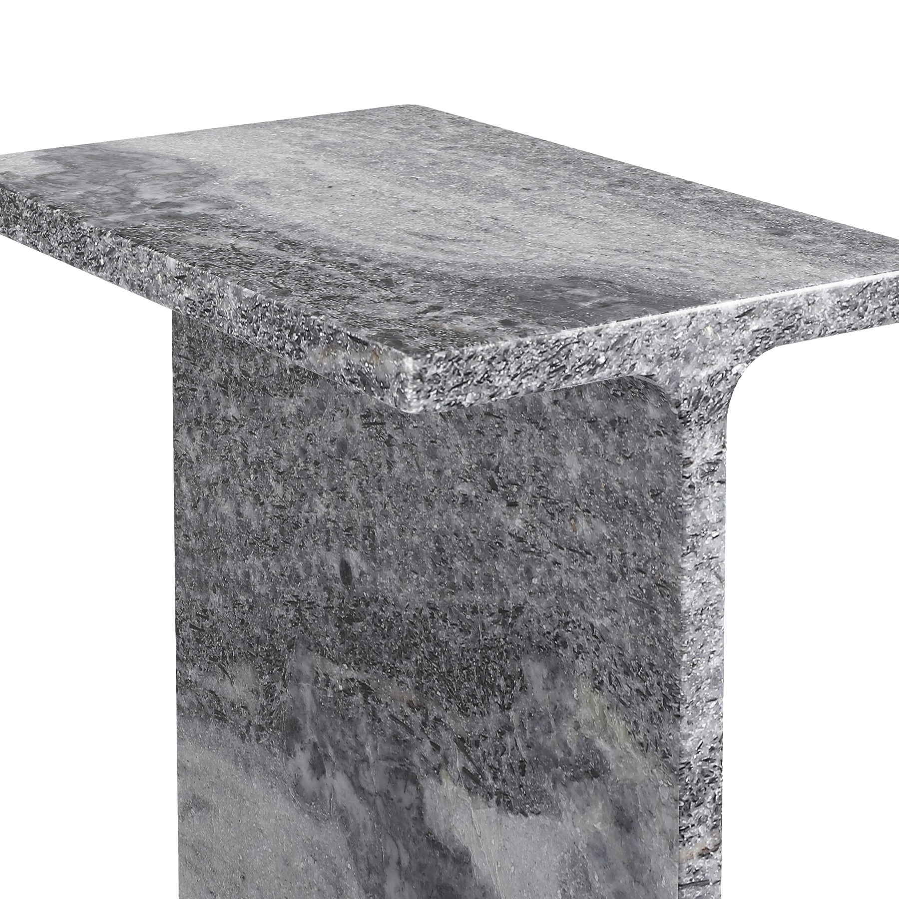 Langham Black Marble T Side Table from Roseland Furniture
