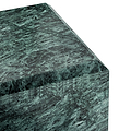 Langham Green Marble Block Side Table from Roseland Furniture