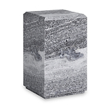 Langham Black Marble Block Side Table from Roseland Furniture