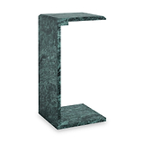 Langham Green Marble C Side Table from Roseland Furniture