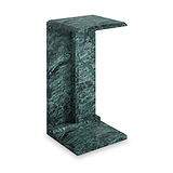 Langham Green Marble C Side Table from Roseland Furniture