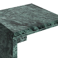 Langham Green Marble C Side Table from Roseland Furniture