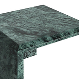 Langham Green Marble C Side Table from Roseland Furniture