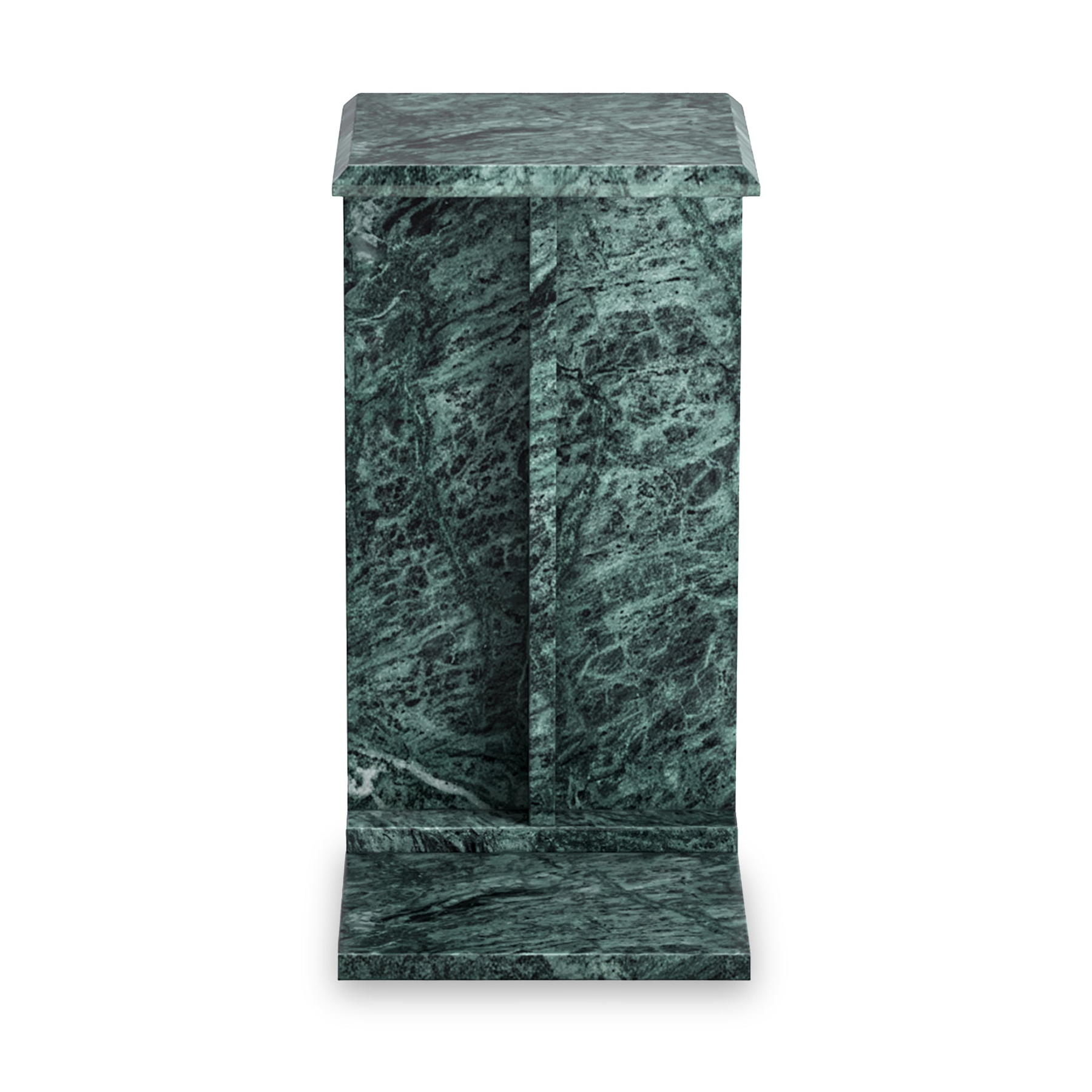Langham Green Marble C Side Table from Roseland Furniture