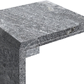 Langham Black Marble C Side Table from Roseland Furniture