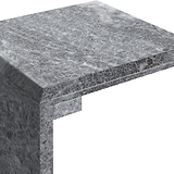 Langham Black Marble C Side Table from Roseland Furniture