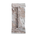 Langham Brown Marble C Side Table from Roseland Furniture