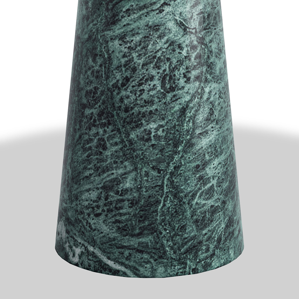 Langham Green Marble Round Side Table from Roseland Furniture