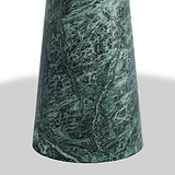 Langham Green Marble Round Side Table from Roseland Furniture