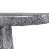 Langham Black Marble Round Side Table from Roseland Furniture