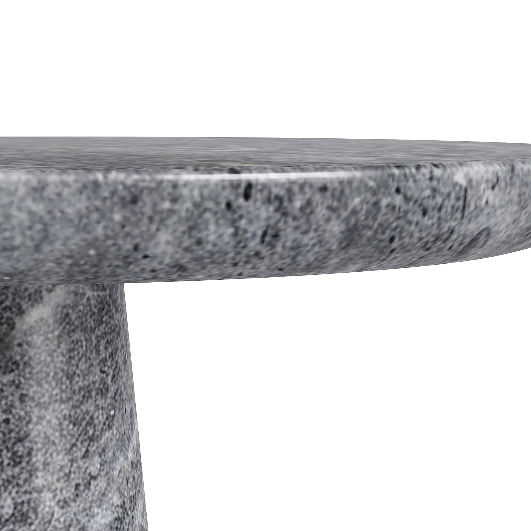 Langham Black Marble Round Side Table from Roseland Furniture