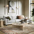 Mylor Washed Oak Large Coffee Table from Roseland Furniture