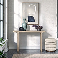 Mylor Washed Oak 120cm Console Table from Roseland Furniture