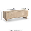 Mylor Washed Oak 150cm TV Unit from Roseland Furniture