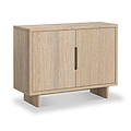 Mylor Washed Oak Small Sideboard from Roseland Furniture