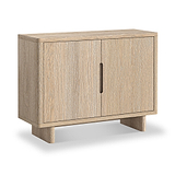 Mylor Washed Oak Small Sideboard from Roseland Furniture