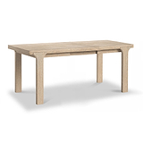 Mylor Washed Oak 135-175cm Ext Dining Table from Roseland Furniture
