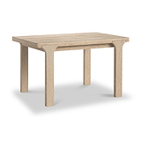 Mylor Washed Oak 135-175cm Ext Dining Table from Roseland Furniture