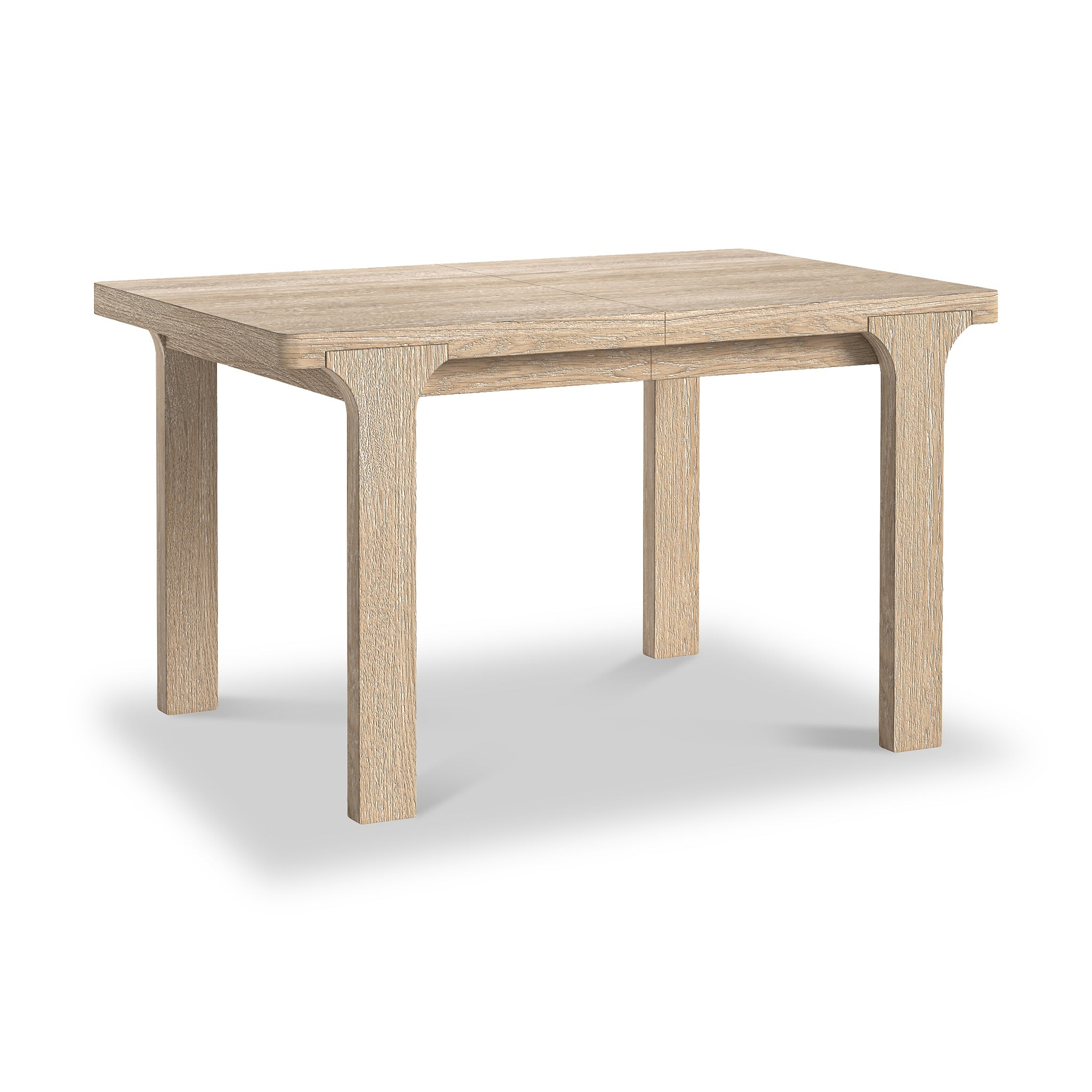 Mylor Washed Oak 135-175cm Ext Dining Table from Roseland Furniture