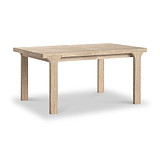 Mylor Washed Oak 165-215cm Ext Dining Table from Roseland Furniture