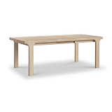 Mylor Washed Oak 165-215cm Ext Dining Table from Roseland Furniture