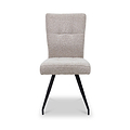 Digby Textured Fabric Dining Chair Angle2 from Roseland Furniture