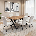Digby Textured Fabric Dining Chair Angle2 from Roseland Furniture