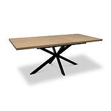 Perez-160-200cm-ext-dining-table-light-oak from Roseland Furniture