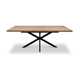 Perez-160-200cm-ext-dining-table-light-oak from Roseland Furniture