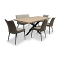 Perez-160-200cm-ext-dining-table-light-oak from Roseland Furniture