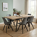 Walker-120-160cm-ext-dining-table-light-oak from Roseland Furniture