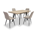 Walker-120-160cm-ext-dining-table-light-oak from Roseland Furniture