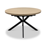 Barker 120 160cm Ext Dining Table Dims from Roseland Furniture