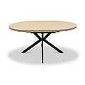Barker 120 160cm Ext Dining Table Dims from Roseland Furniture