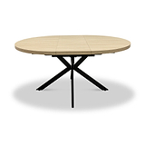 Barker 120 160cm Ext Dining Table Dims from Roseland Furniture