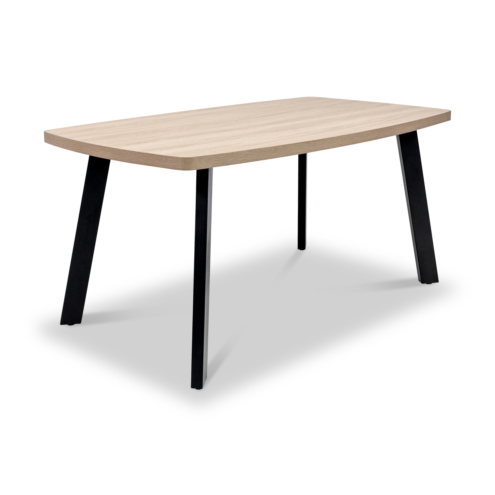 Colton Light Oak Effect 160cm Dining Table for 4-6 People | Roseland