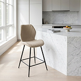 Manuelle Faux Leather Bar Stool from Roseland Furniture