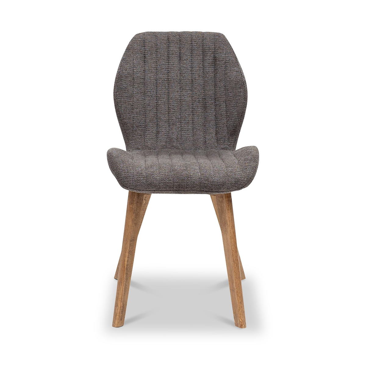 Belrose Textured Fabric Dining Chair Charcoal from Roseland Furniture