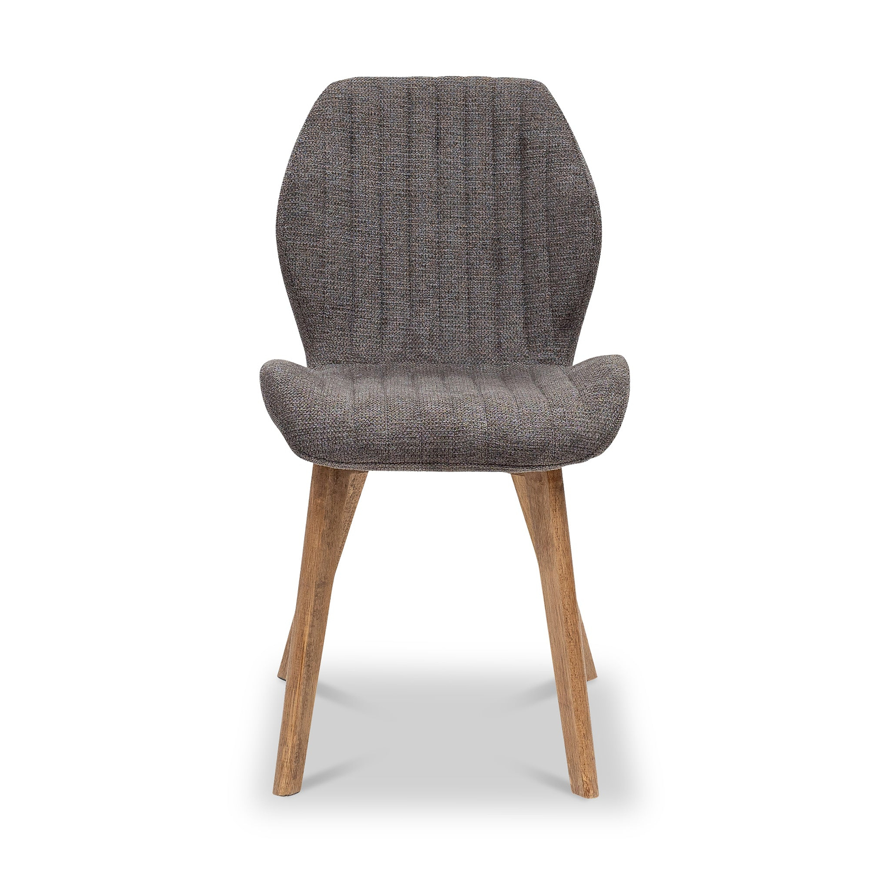 Belrose Textured Fabric Dining Chair Charcoal from Roseland Furniture