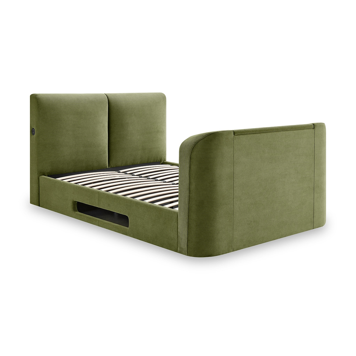 Koble Cordy Smart TV Bed Double Turtle Green from Roseland Furniture